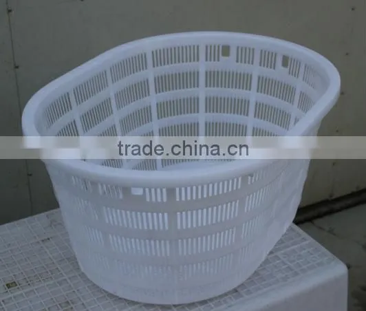 Oval plastic basket with bigger size--egg shape