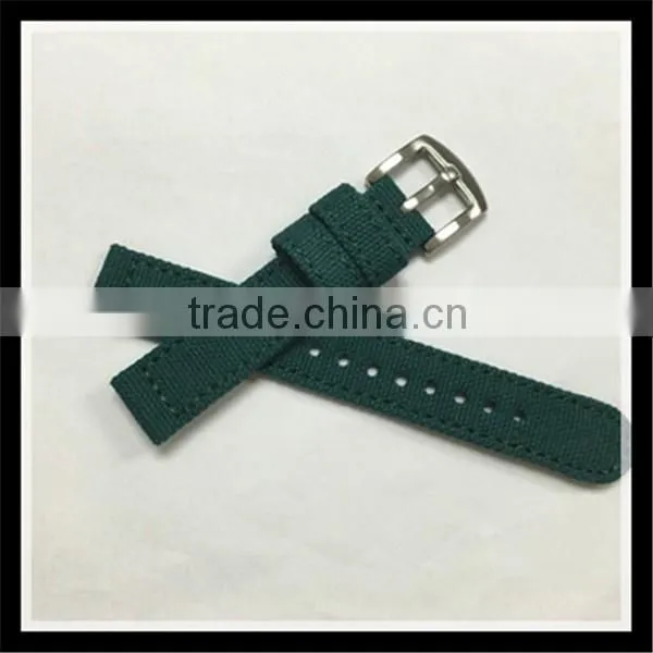 High quality canvas ring 2 parts watch canvas strap