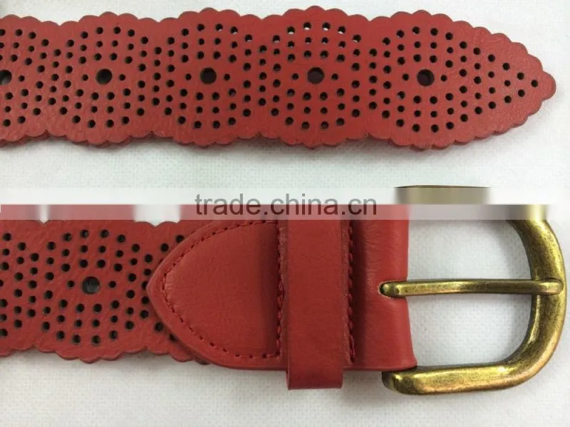 2016 new design belt PU wit pin buckle belts
