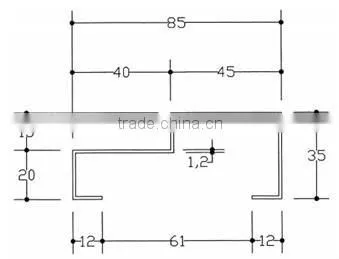 galvanized steel door frame forming machine