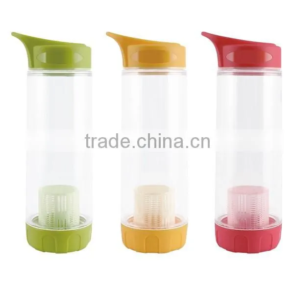 Water Bottles Drinkware Type and CE / EU Certification tritan fruit infuser water bottle