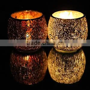Craft Mosaic Glass Candle Holder
