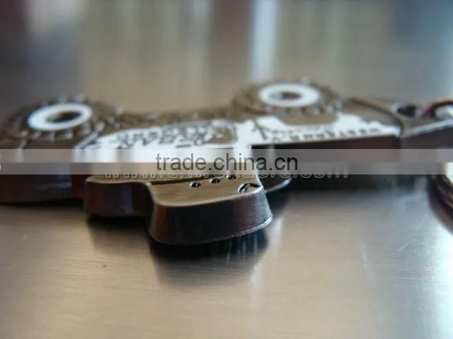 Hot selling custom 3d metal keychain