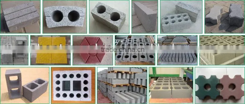 PLC control QT5-15 Automatic hydraulic block making machine in ghana