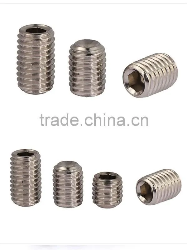 DIN 916 SET SCREW STAINLESS STEEL 316