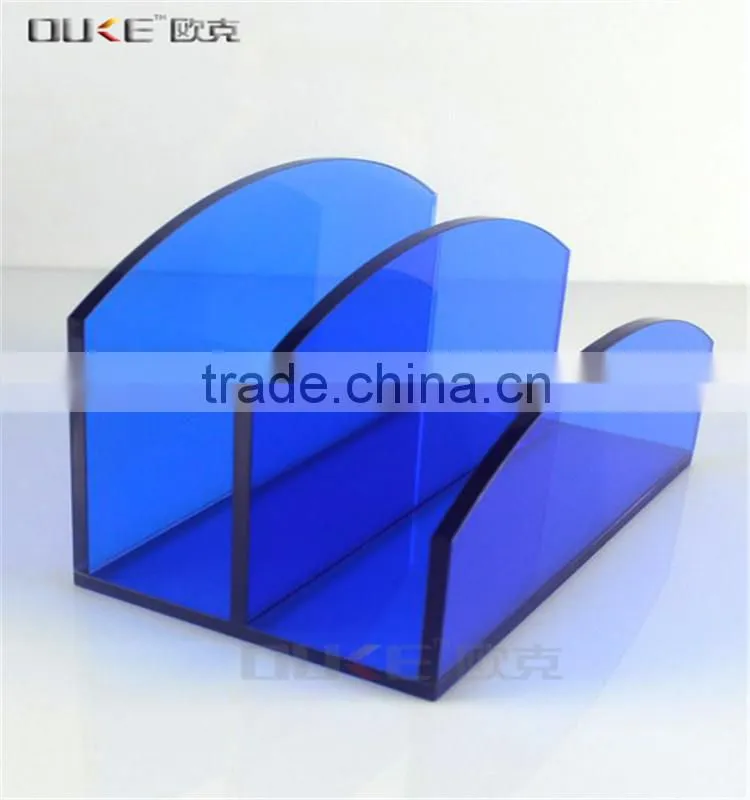 China Factory Professional Custom Acrylic Desktop Brochure Holder