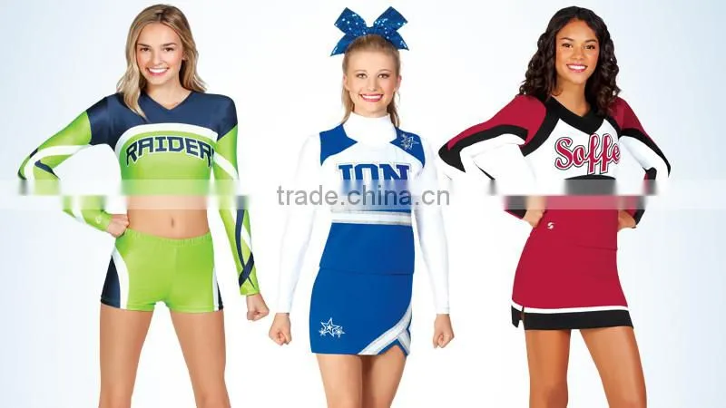 Sexy youth wholesale customized cheerleading uniforms ,cheer dance uniform