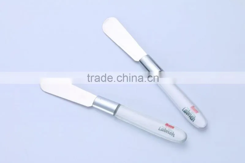 Novelty customize logo plastic handle unique butter knife