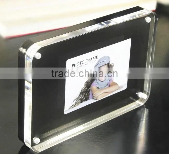 acrylic showcase display picture photo frame