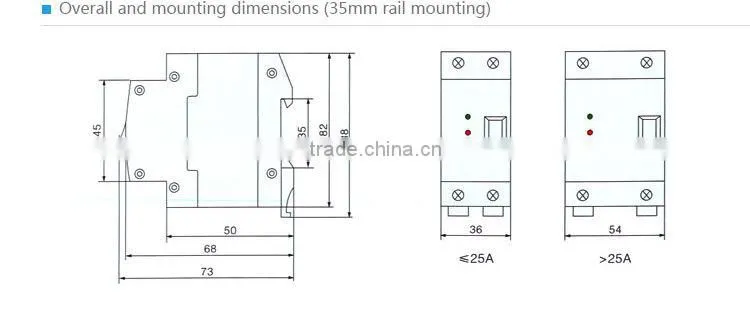 Circuit Breaker MCCB AEG Circuit Breakers(SPQV-63C20)