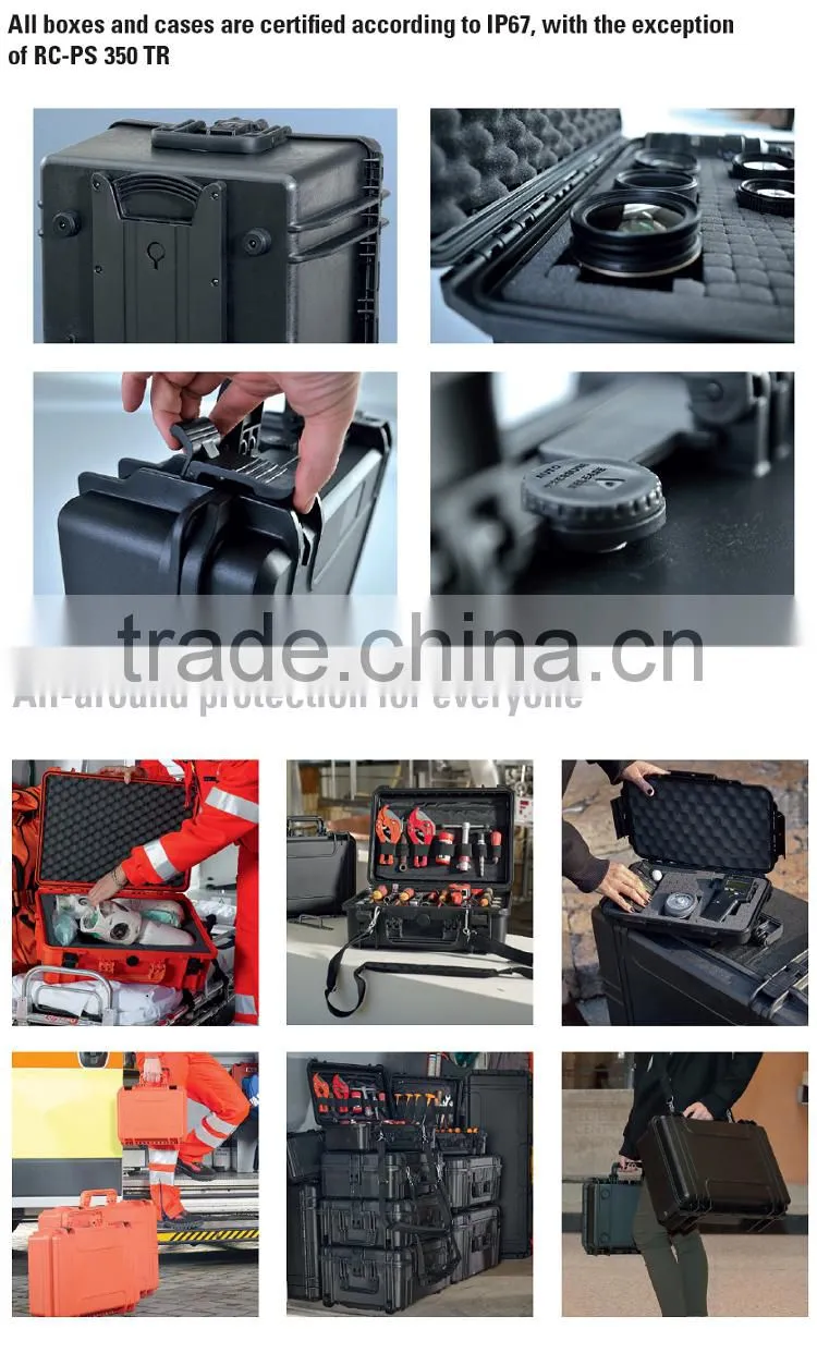 Hard PP material waterproof instrument carrying case RC-PS 460 L