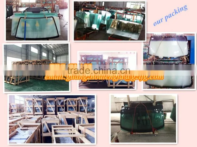 bus winshield windscreen ,china auto glass for hyundai