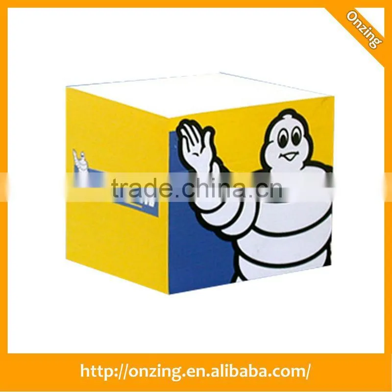 Onzing high quality self adhesive promotion customized memo pad
