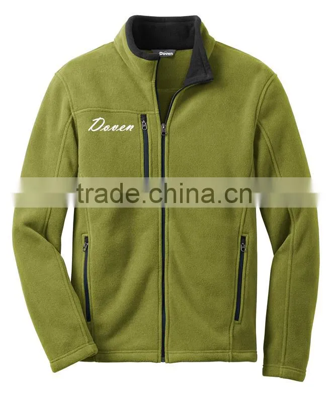 fitted polar fleece jacket for man
