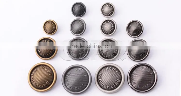Custom Different Kinds Material Suit Buttons Blazer Buttons Coat Buttons