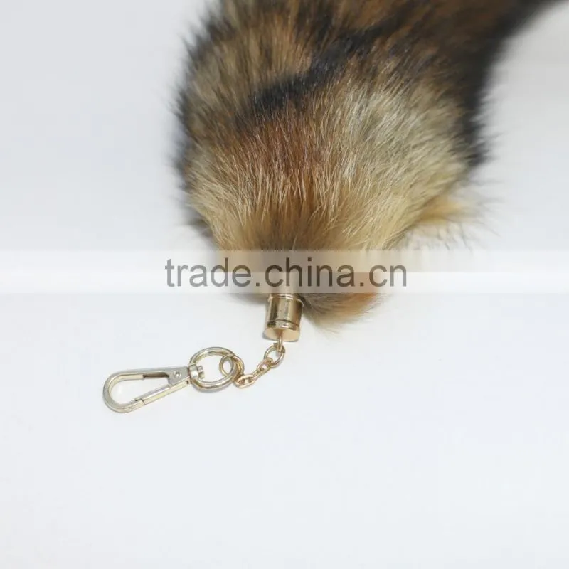 wholesale fashion fox tail fur key chain from China