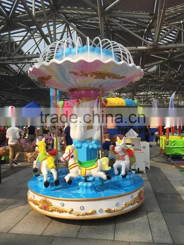 merry go round kids carousel/electrical power train toys