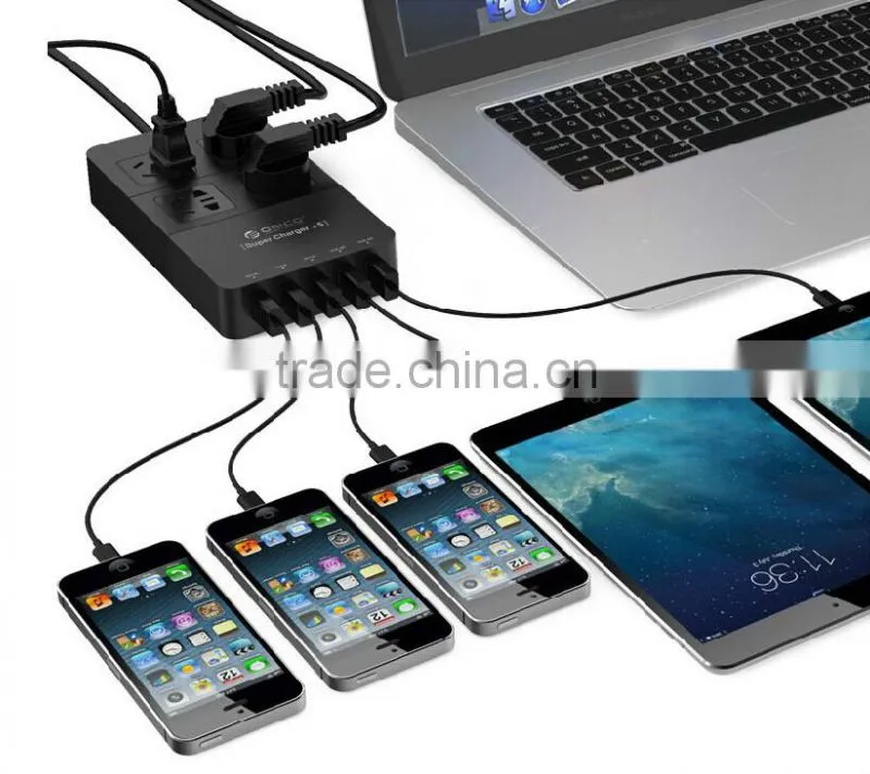 6 Gang EU Power Strip with CE/ROSH