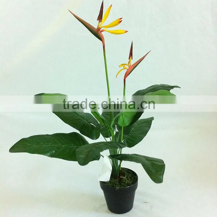 wholesale table fake paradisebird bonsai trees