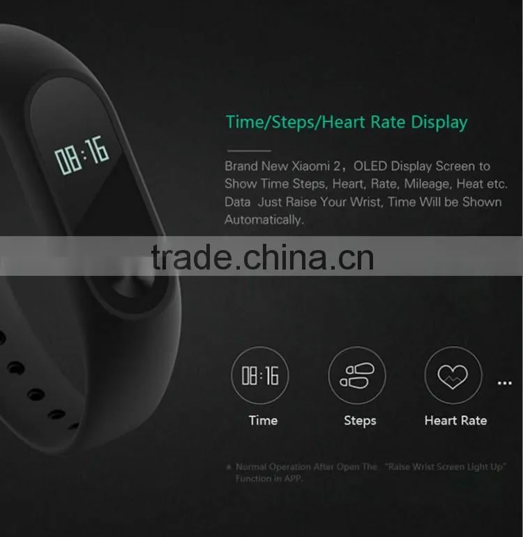 Original Xiaomi Mi Band 2 Heart Rate Monitor Smart Wristband
