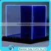 Alibaba wholesale clear acrylic box with hinged lid acrylic portable led light display case led illuminated display case