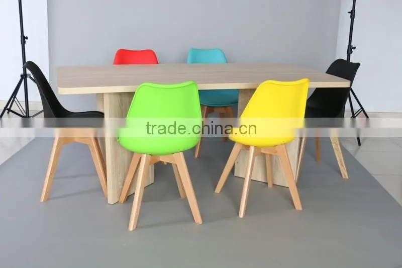 High Quality Beech Legs PU Emes Dining chair, Dining Room Chair Design