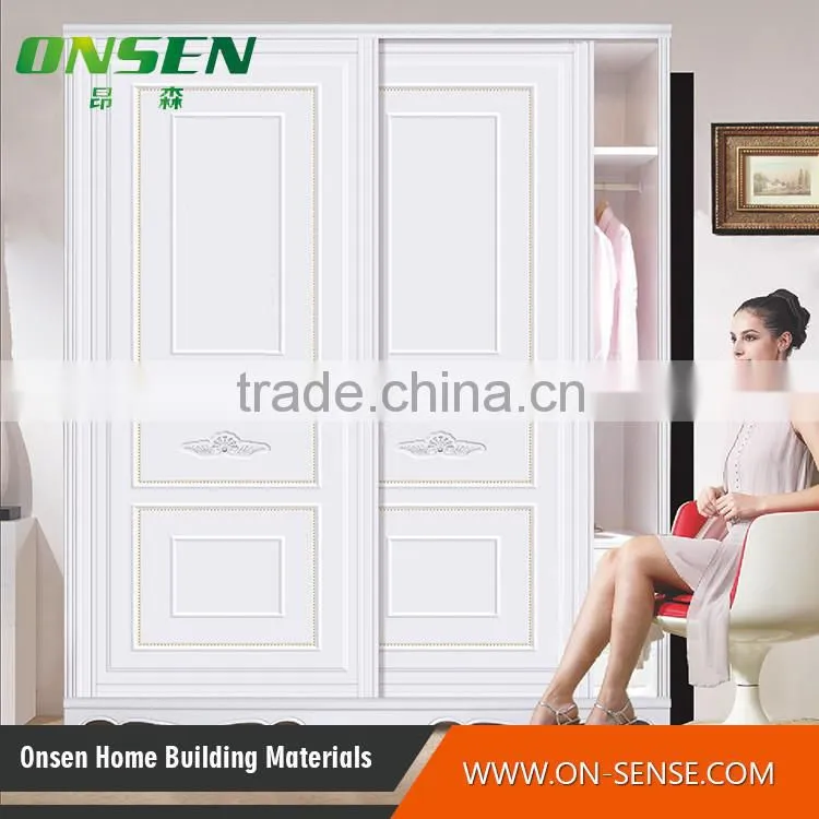 Hot sell 2016 new products bedroom wooden wardrobe door designs from china