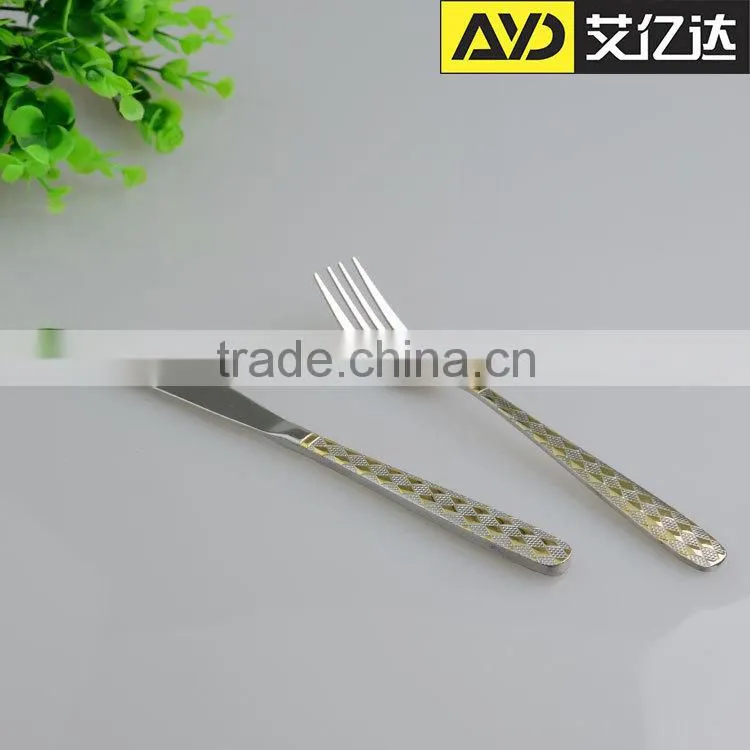 Inox Flatware! Chinese style color box stainless flatware