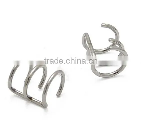 Non piercing novelty ear plug claw crazy wind ear plug tapers decorative ear plug
