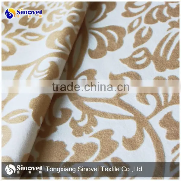 100%polyester burnout fabric/1MM ef velboa/upholstery