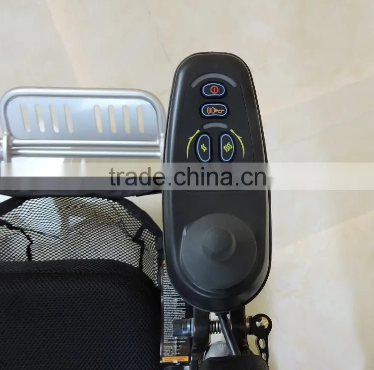 Rehabilitation Therapy Supplies Lift TEW007B Aluminum Portable Foldable Light Electric Wheelchair