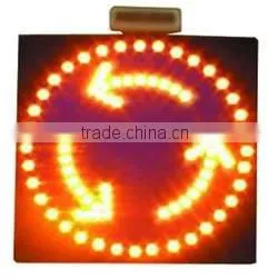 spuare solar traffic signs/illuminated traffic signs/solar powered portable variable me
