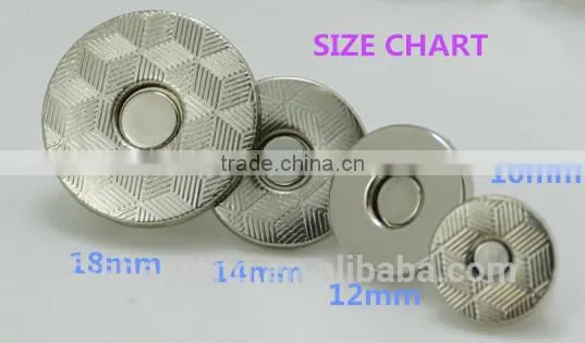 Strong permanent sewable hidden PVC neodymium magnet for clothes and bag