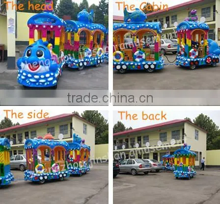 manufacturers children amusement rides electric train tourist for sale