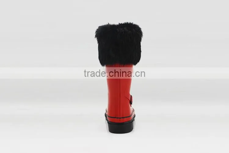 China supplier Customised designs Colorful women low cut rain boots