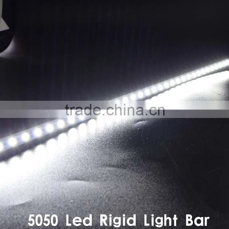 Waterproof Frost Cover Metal Cap DC12V 50cm 5050 SMD 36Leds/50cm Led Rigid Bars Strip light Bulbs Aluminum Slot
