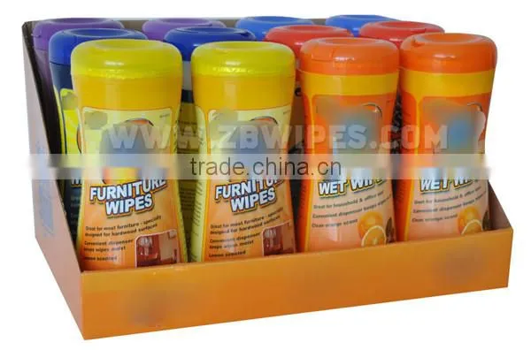 Orange Scented Furniture Cleaning Wet Tissue
