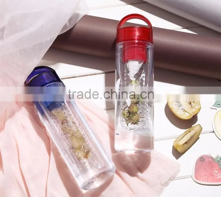 clear plastic water bottles bpa free water bottle wholesale fruit infuser