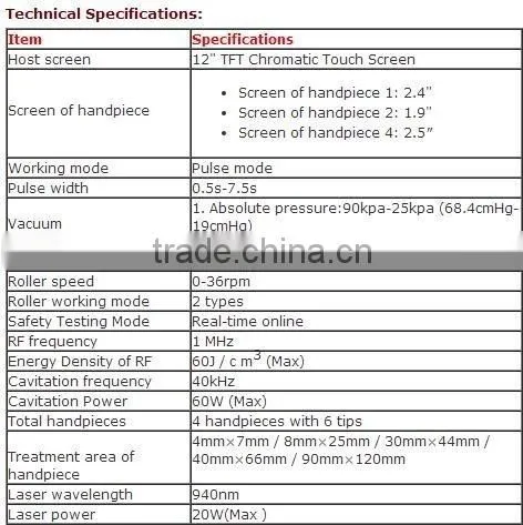 Laser Cavitation Liposuction Weight Loss Machine