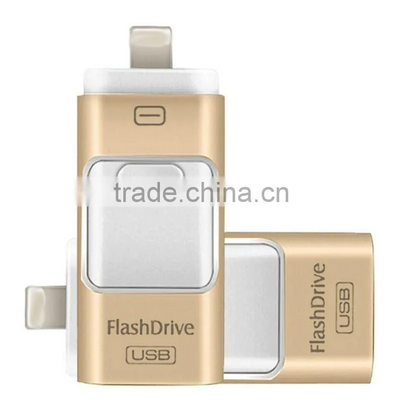 Pen drive HD memory stick Dual purpose mobile OTG Micro USB Flash Drive 16GB 32GB 64GB PENDRIVE For iPhone 6 6s Plus 5 5S ipad