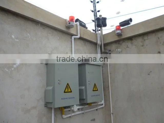 12V DC visuable and audible light siren electric fence alarm