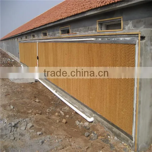 Advanced chicken house evaporative cooling pad for poultry houses