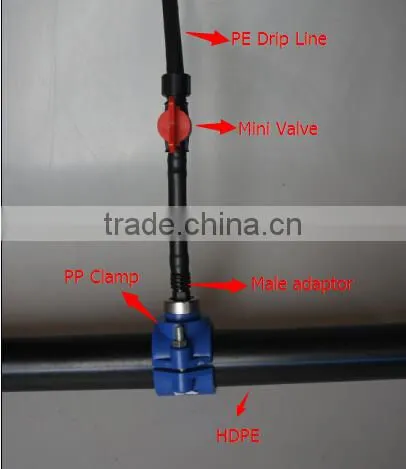 PP hose pipe saddle clamp