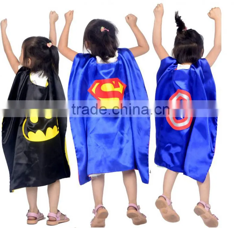 Hotsale Superhero Kids Fancy Dress Gift Super Mario Cape and Mask