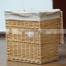 Folding bamboo basket weaving wholesale bamboo basket made in china