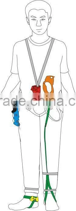 Anpen A13-R CE Approved Light Weight Climbng Foot Ascender(Right)