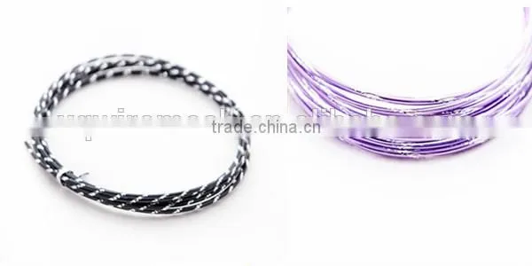 jewelry/jewellery making diamond colored aluminum wire