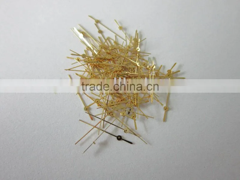 gold plating diamond cut watch hands without luminous