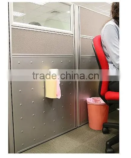 adjustable self service clean bag storage rack holder