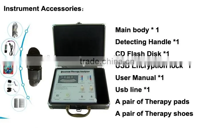 2017 Latest Quantum health care energy detector (protable)/ professional meridian detector